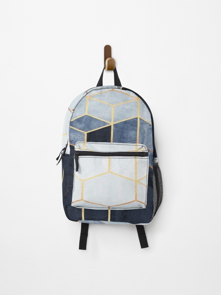Thumbnail 1 of 3, Backpack, Abstract Hexagonal pattern artwork designed and sold by Bkstores.