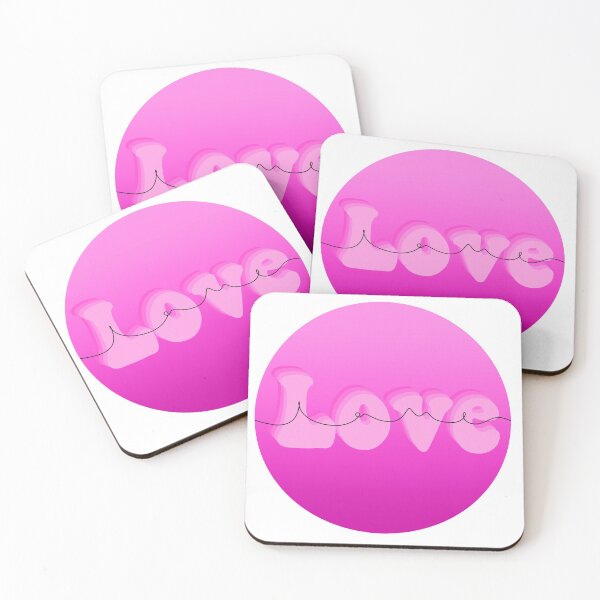 Item preview, Pink love designed and sold by MarbleStickerco.