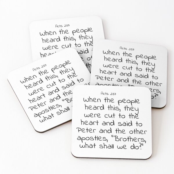 Item preview, Bible verse: Acts 2:37 designed and sold by john-3-16.