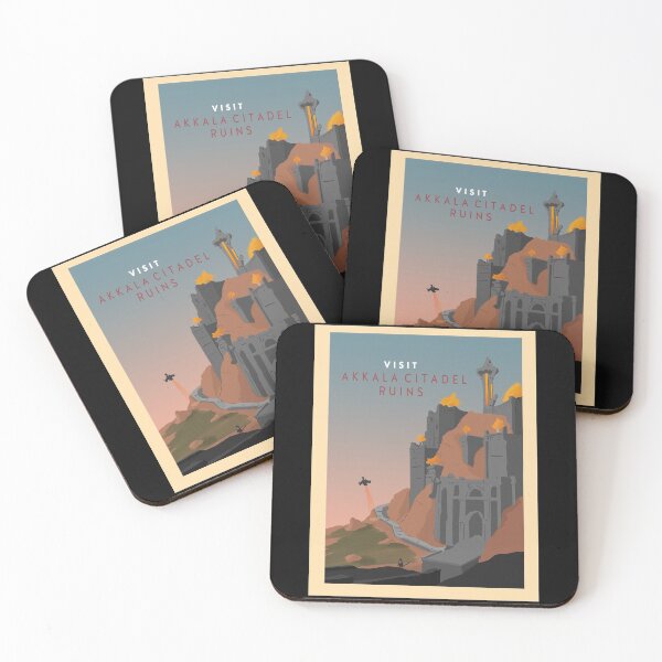 Item preview, Visite las ruinas de la ciudadela de Akkala - Estilo de viaje minimalista - Arte de videojuegos designed and sold by PopCultArcade.