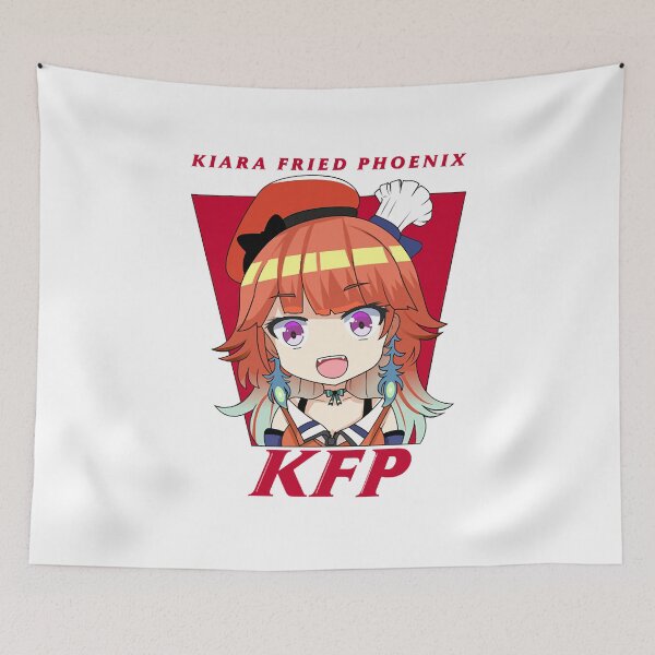 Item preview, Hololive EN - Takanashi Kiara "KFP - Kiara Fried Phoenix"  designed and sold by AntonioAbell.