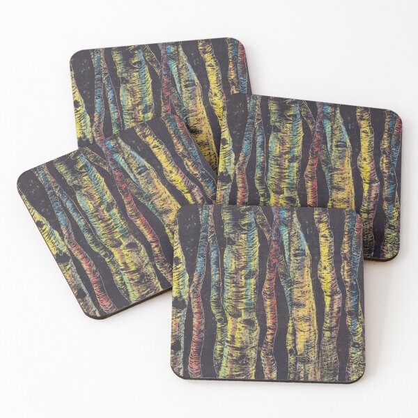 Item preview, Birch tree trunk pattern  designed and sold by skyesketches.
