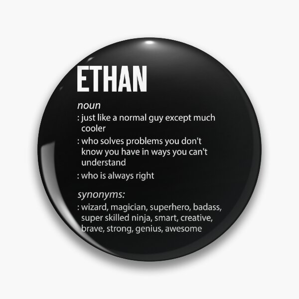 Aperçu de l'œuvre Ethan Définition Nom créée et vendue par ForeverInTime.