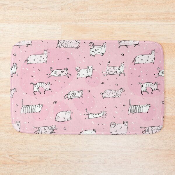 Item preview, Pink Cats Meowgical Meow Paw Paw Cat Nameowste  designed and sold by ToniaKroeger.