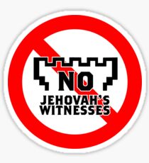 Kein Aufkleber der Zeugen Jehovas Sticker
