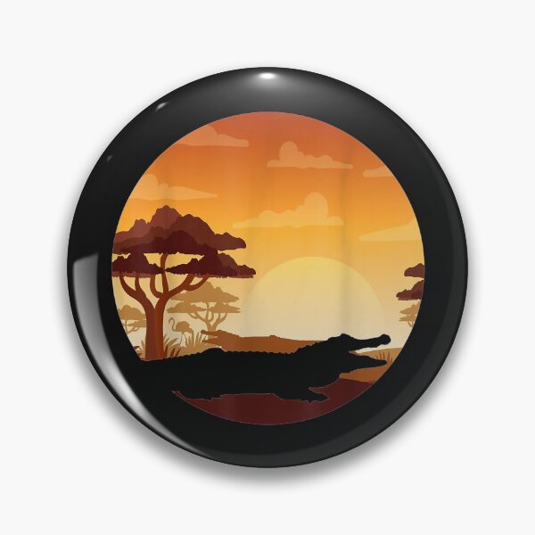 Item preview, Crocodile  Sunset Africa Alligator Croco Zoo Keeper  designed and sold by SOURthing.