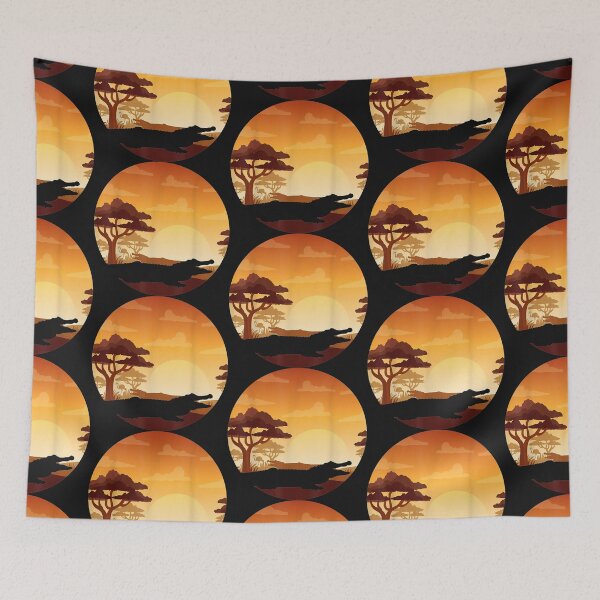 Item preview, Crocodile  Sunset Africa Alligator Croco Zoo Keeper  designed and sold by SOURthing.