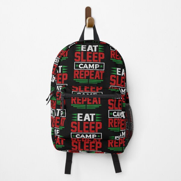 Item preview, Eat. Sleep. Camp. Repeat. (Dark) designed and sold by the-krisney-way.
