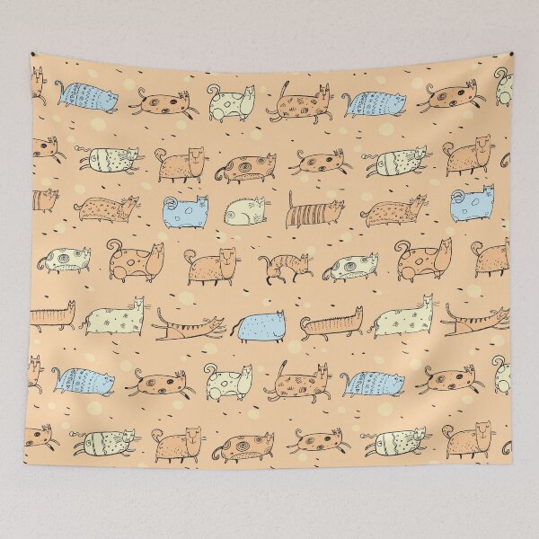 Item preview, Colorful Cats Meowgical Meow Paw Paw Cat Nameowste  designed and sold by ToniaKroeger.