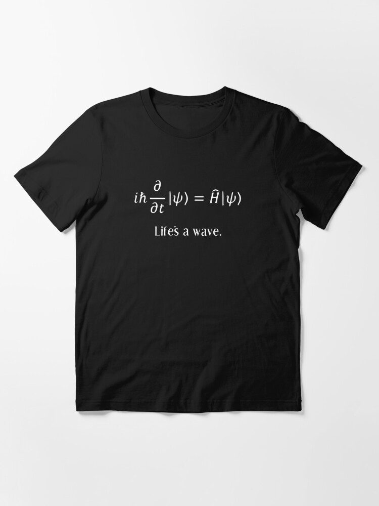 Schrodinger Equation T Shirt For Physicists Mathematicians T Shirt For Sale By Capybaraclothes 5710