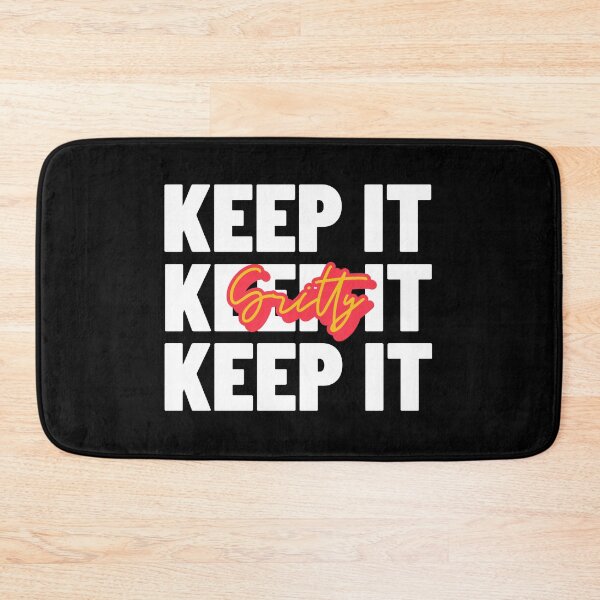 Item preview, KEEP IT GRITTY -Repetitive Typography Style designed and sold by Studio TANFF.