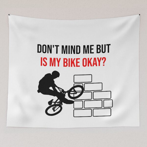 Item preview, IS MY BIKE OKAY? FUNNY BIKE MERCH designed and sold by MIKE'S PRINT ON DEMAND.