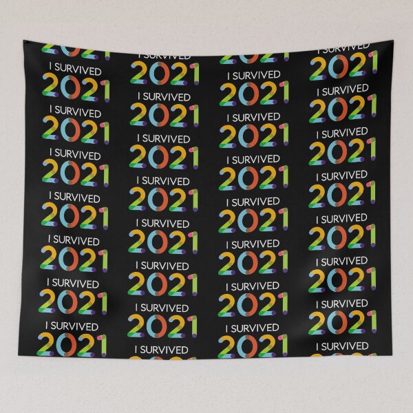 Item preview, I Survived 2021 designed and sold by VicEllisArt.
