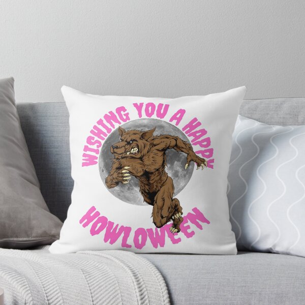 Item preview, WISHING YOU A, HAPPY HOWLOWEEN, WOLF MEME, WEREWOLF, designed and sold by R B Chrystal.