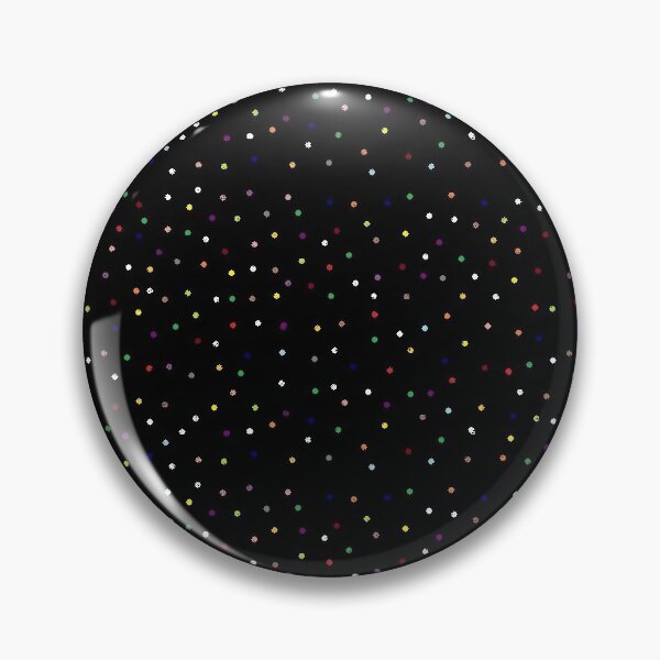 Item preview, Volksbolts/KABFA Designs,  Rainbow Spots on Black Background. designed and sold by KABFA Designs.