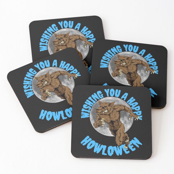 Item preview, WISHING YOU A, HAPPY HOWLOWEEN, WOLF MEME, WEREWOLF, designed and sold by R B Chrystal.