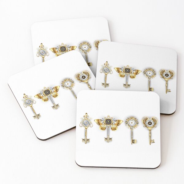 Item preview, Antique gold keys with dials designed and sold by Blackmoon9.