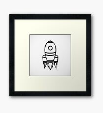 Rocket Framed Print