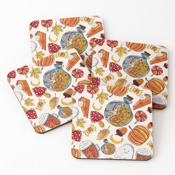 Item preview, Trick or treat Halloween pattern for fall designed and sold by sushMitaM.