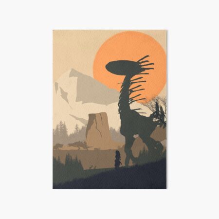 Artikel-Vorschau von Horizon Zero Dawn – Minimalistischer Reisestil – Videospielkunst, designt und verkauft von PopCultArcade.