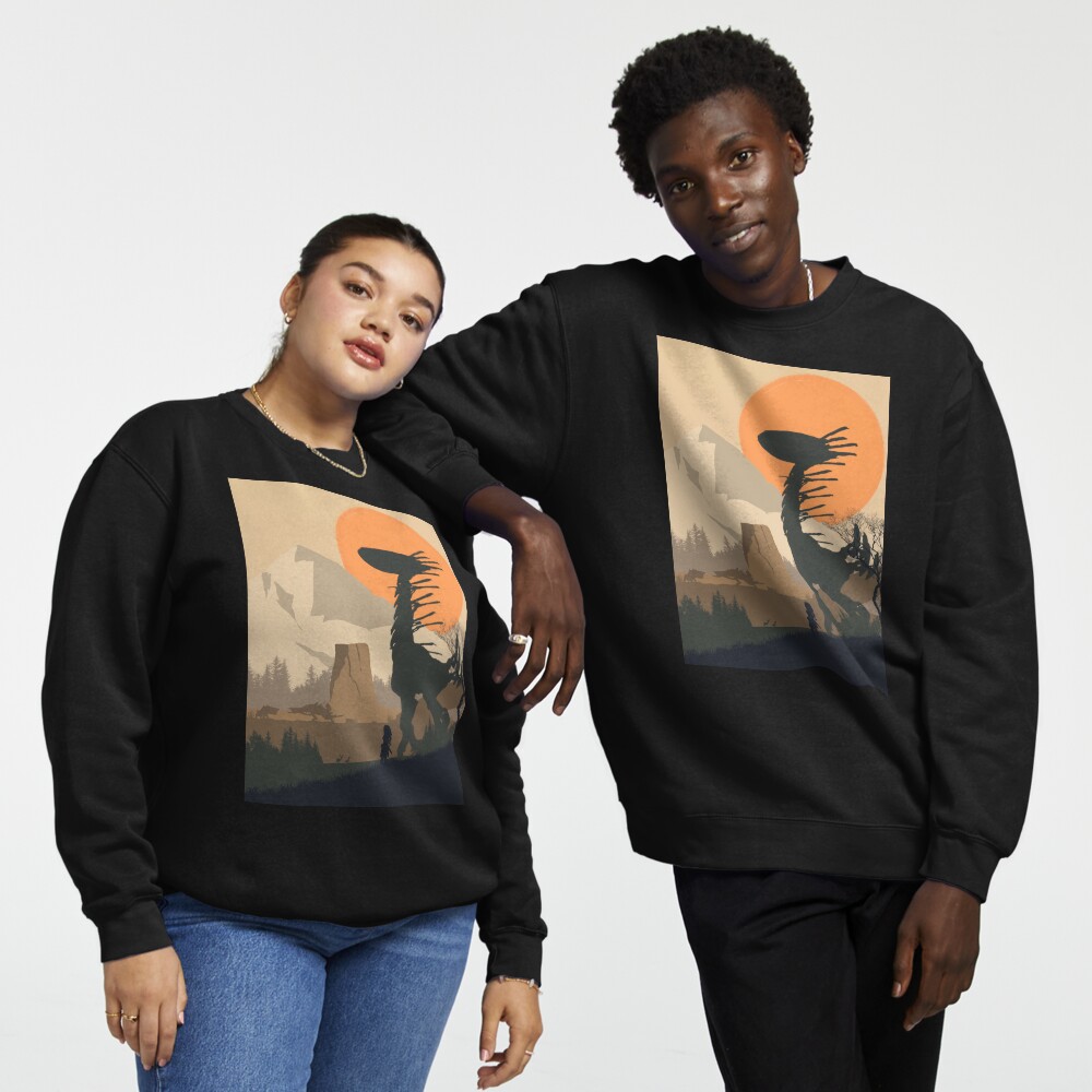 Vista previa del artículo con la obra «Sudadera sin capucha», diseñado y vendido por PopCultArcade.