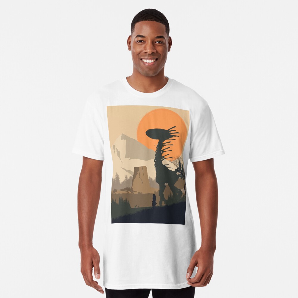 Vista previa del artículo con la obra «Camiseta larga», diseñado y vendido por PopCultArcade.