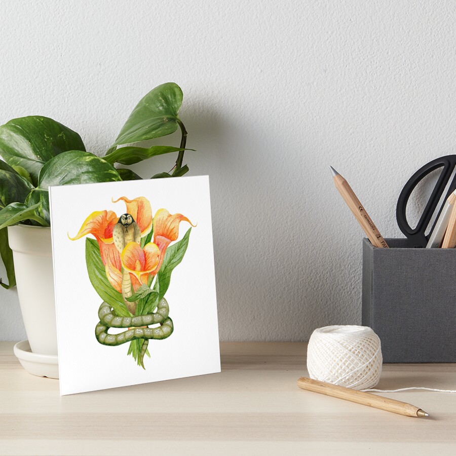 Item preview, Art Board Print designed and sold by Marshmello-.