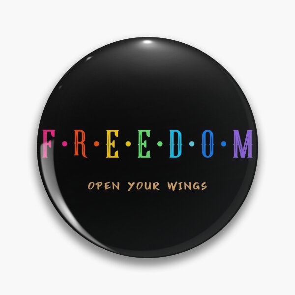 Item preview, Freedom open wings rainbow color designed and sold by AuroCreatives.