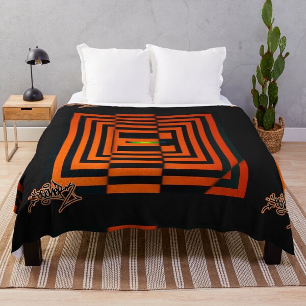 Item preview, ORANGE SQUARES BY ESONE ABSTRACT URBAN GRAFFITI STREET STYLE designed and sold by GraffitiBomberZ.