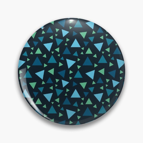 Item preview, Blue and green triangles pattern designed and sold by BLMcreations.