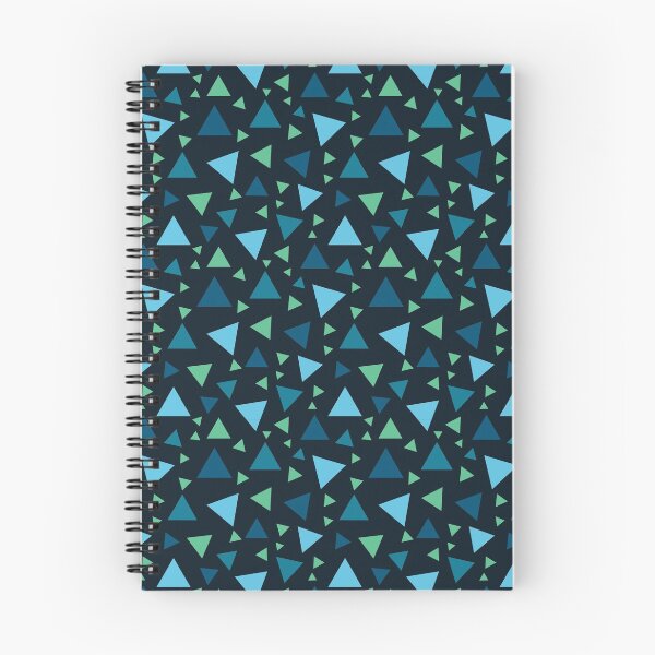 Item preview, Blue and green triangles pattern designed and sold by BLMcreations.