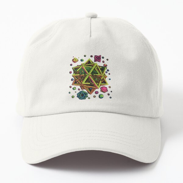 Escher - STARS... blacklight Dad Hat