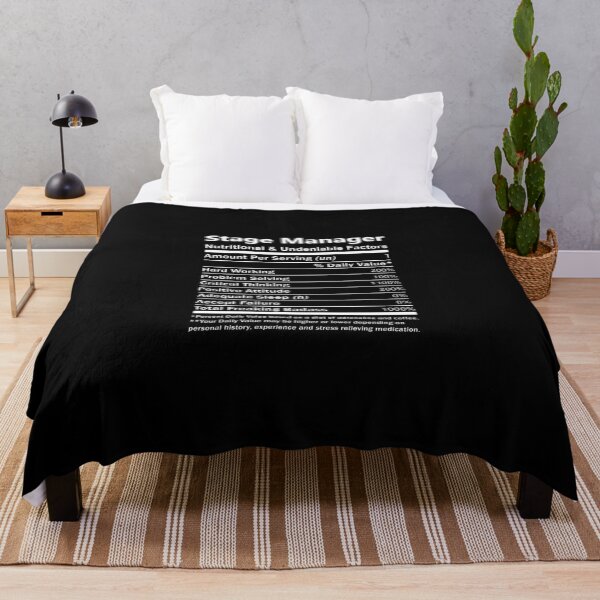 Item preview, Stage Manager T Shirt - Nutritional And Undeniable Factors Gift Item Tee designed and sold by cpaddensil.