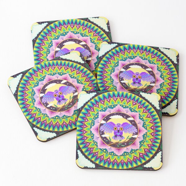 Item preview, Magical Owl Mandala designed and sold by Soozie Wray.