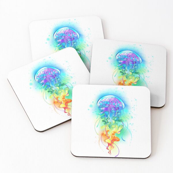 Item preview, Large Rainbow Jellyfish designed and sold by Blackmoon9.