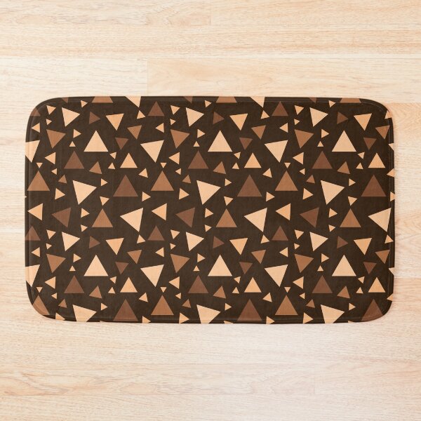 Item preview, Brown and tan triangles pattern designed and sold by BLMcreations.