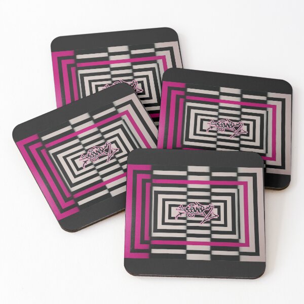 Item preview, PINK SQUARES BY ESONE ABSTRACT URBAN GRAFFITI STREET STYLE designed and sold by GraffitiBomberZ.