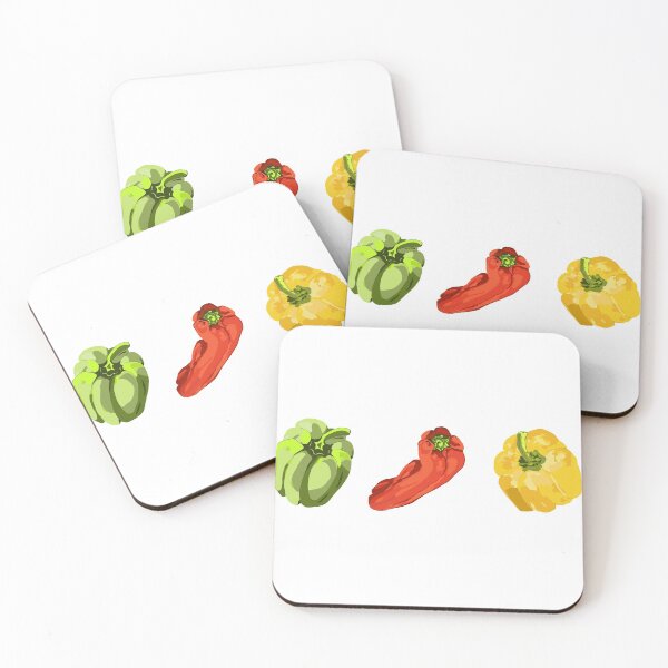 Item preview, Vegan Cuisine set. Edible Plants. . Edible Vegetables. Peppers Sweet. designed and sold by ZheltakovaIana.