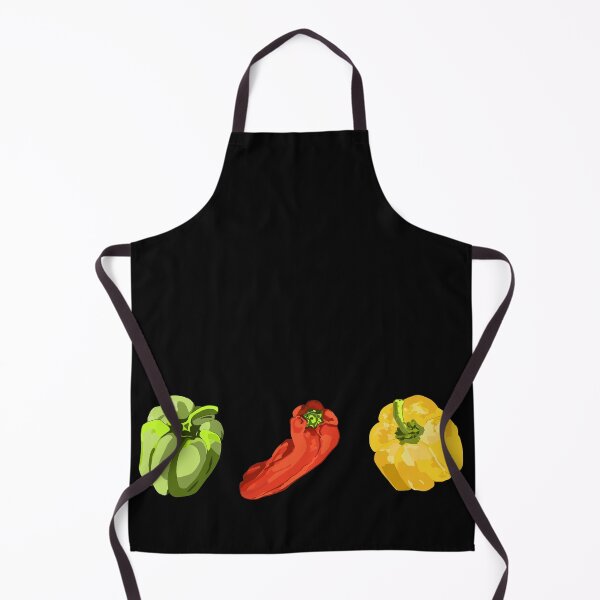 Aperçu de l'œuvre Ensemble de cuisine végétalienne. Plantes comestibles. . Légumes comestibles. Poivrons Doux. créée et vendue par ZheltakovaIana.