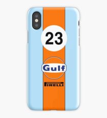 Gulf Oil Racing colours iPhone Case