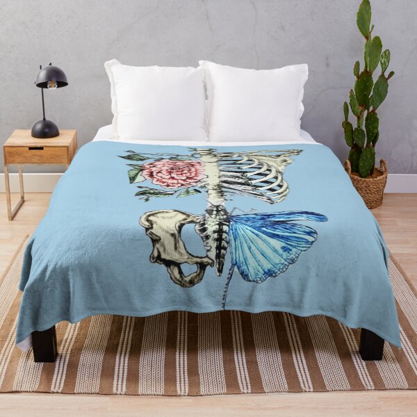 Item preview, Esqueleto con flores designed and sold by Jessi Review.