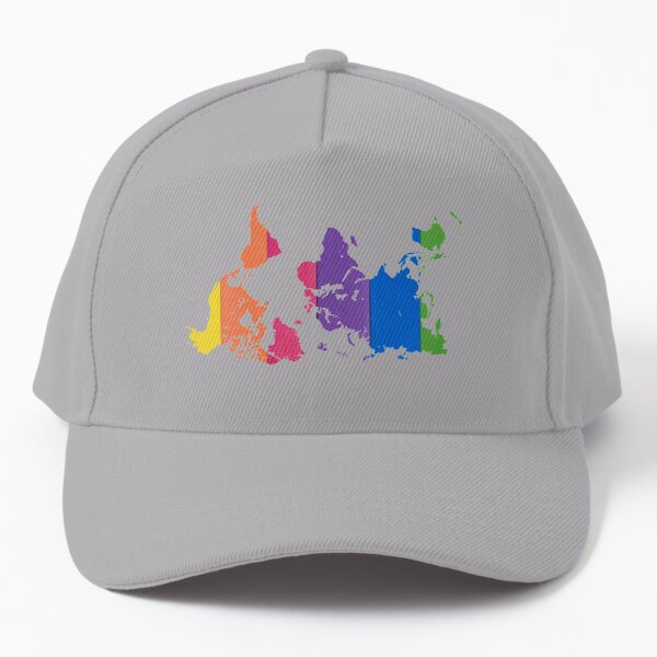 Item preview, Upside Down World Map With LGBTQ Colors designed and sold by yoshra.
