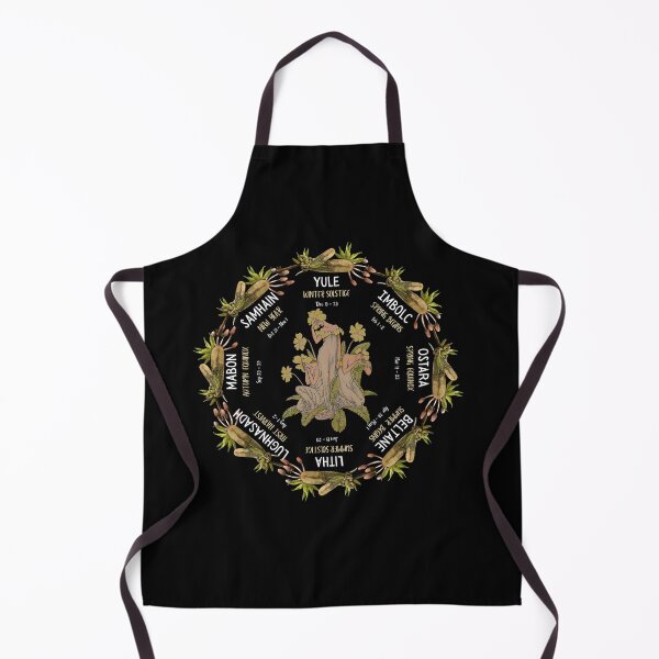 Item preview, Witch Wheel of the Year - The Witch Seasons designed and sold by ThreeHaresMedia.