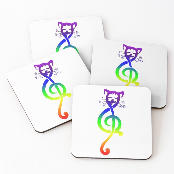 Item preview, Musical rainbow cat designed and sold by Elvira Draat.