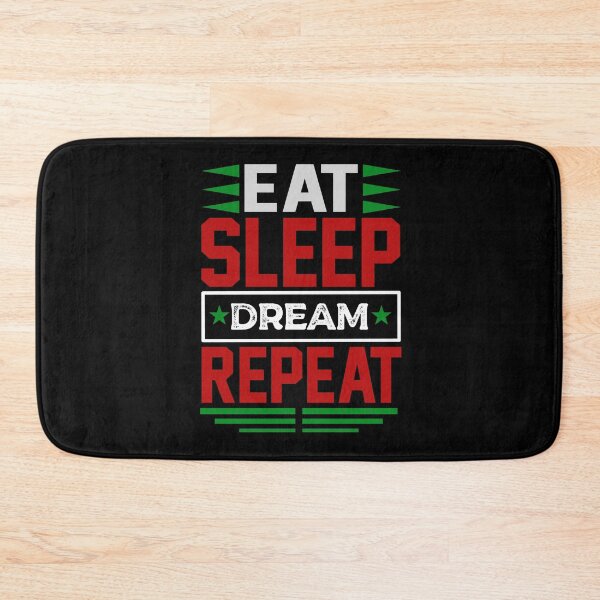 Item preview, Eat. Sleep. Dream. Repeat. (Dark) designed and sold by the-krisney-way.