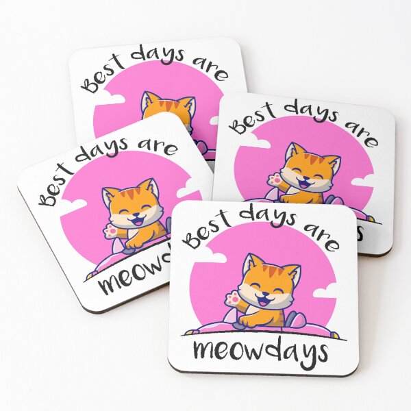 Item preview, Best Days Are Meowdays designed and sold by medbenCreation.
