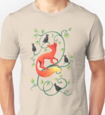 Bunnies and a Fox Unisex T-Shirt