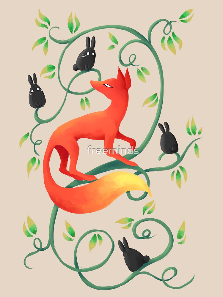 Bunnies and a Fox by freeminds