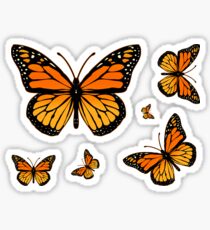 Monarch Butterfly Rapsody Sticker