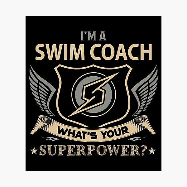 Item preview, Swim Coach T Shirt - Superpower Job Gift Item Tee designed and sold by uillamab.